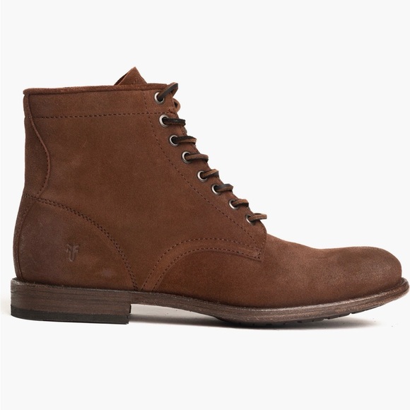 Frye Brown Tyler Men's Boots NEW WITH BOX 12M - Picture 6 of 7